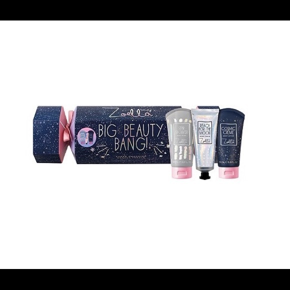 NWT Rare! Zoella Beauty: 3 Pc Blue Big Beauty Bang Set - Picture 1 of 2